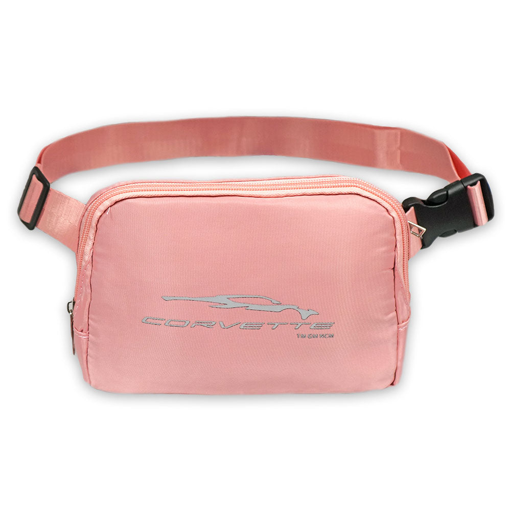 C8 Corvette Gesture Pink Sling Belt Bag