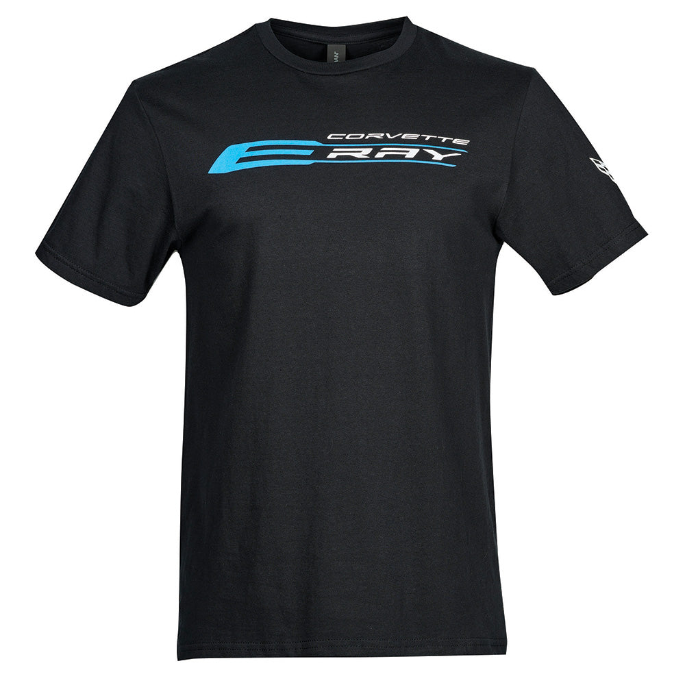 C8 E-Ray Corvette Emblem Black T-shirt