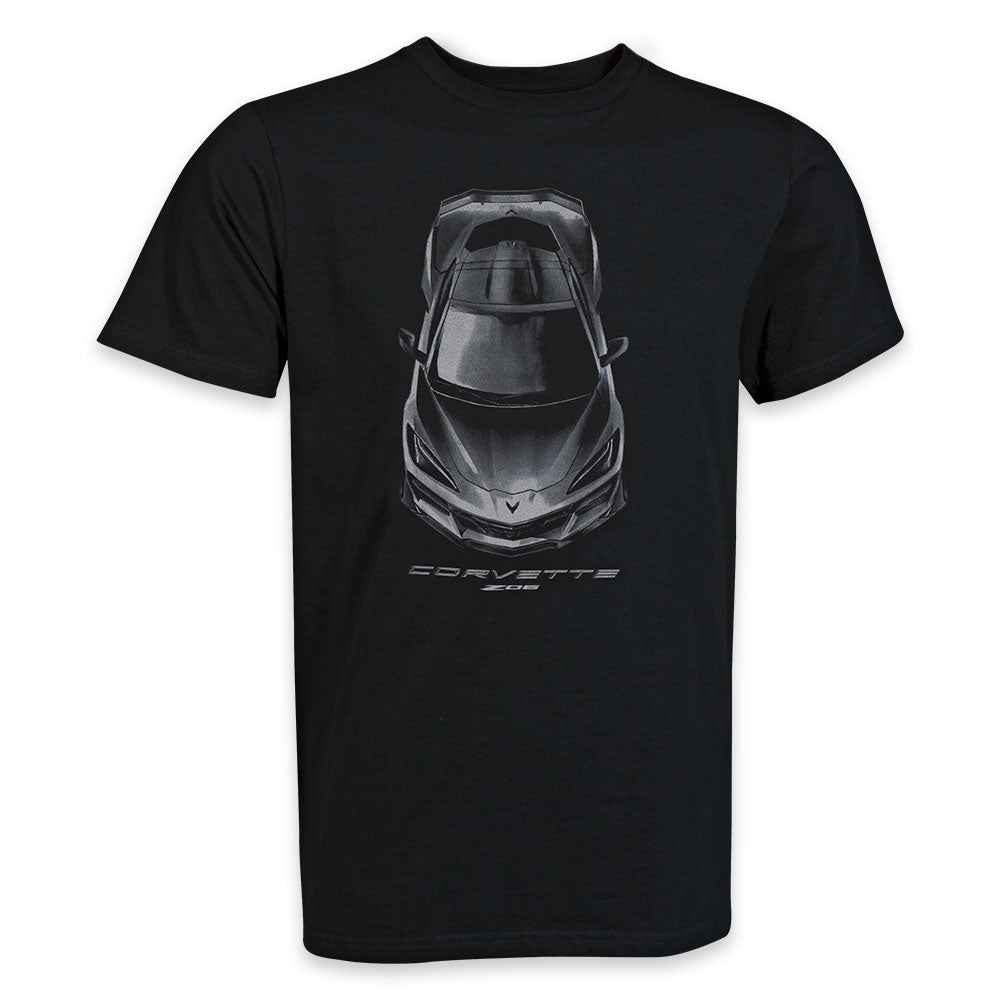 C8 Z06 Car Black T-shirt