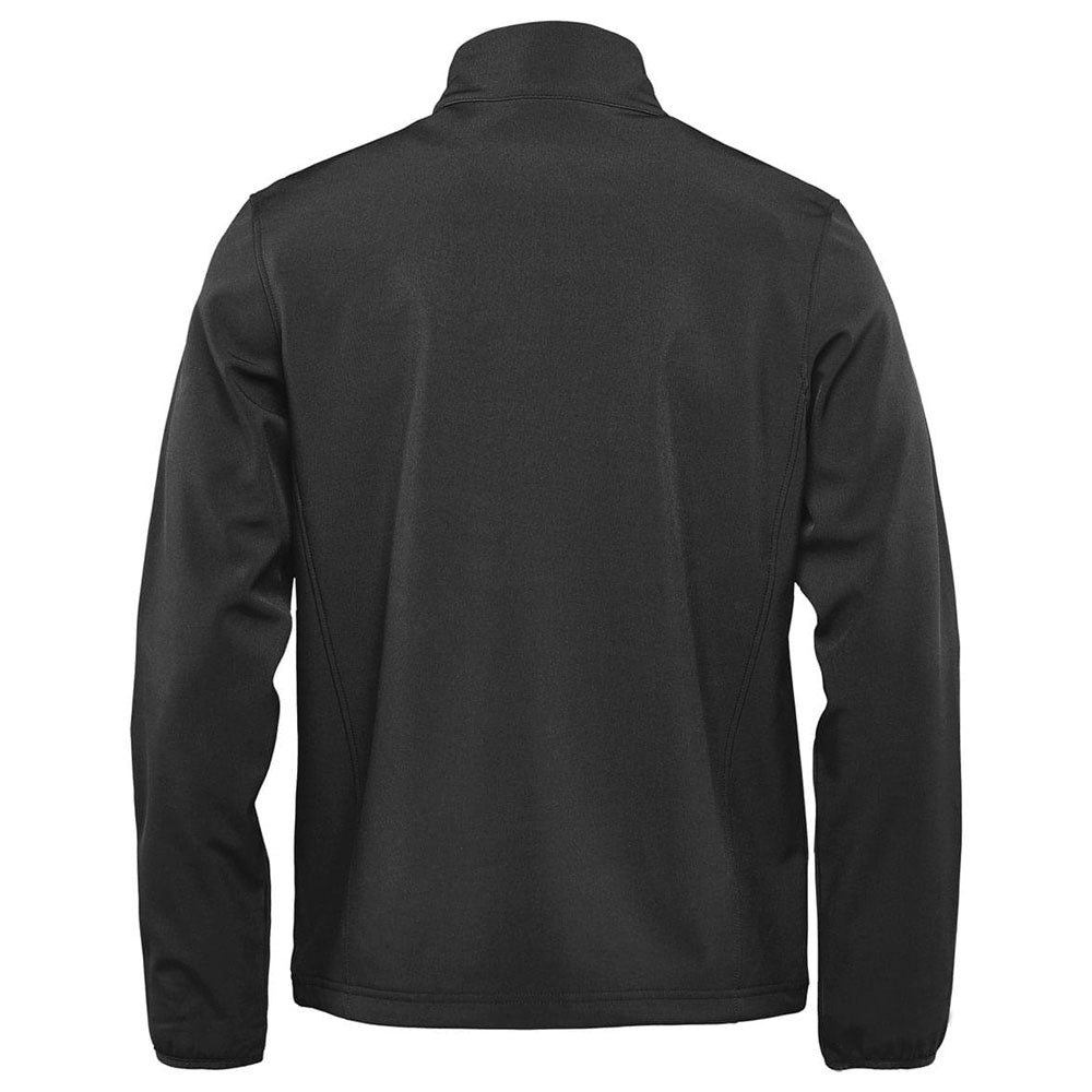 Image showing the back of the C8.R Corvette Racing Mobil 1 Men's  Black Jacket on a white background.