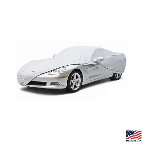 Image of the C6 Corvette Autobody Armor Car Cover shown on a Corvette