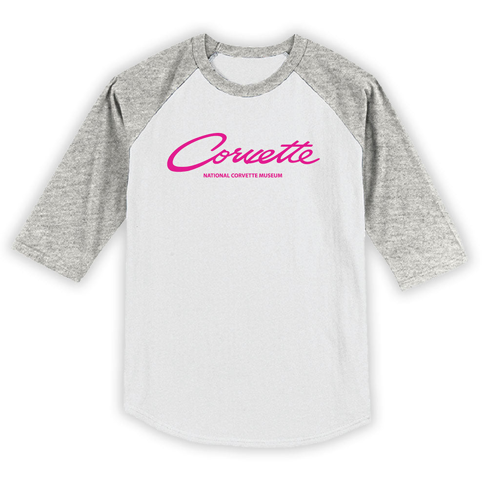 Corvette Childrens Baseball T-shirt