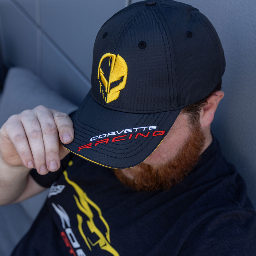 Man wearing the Corvette Racing C8R Jake Cap 