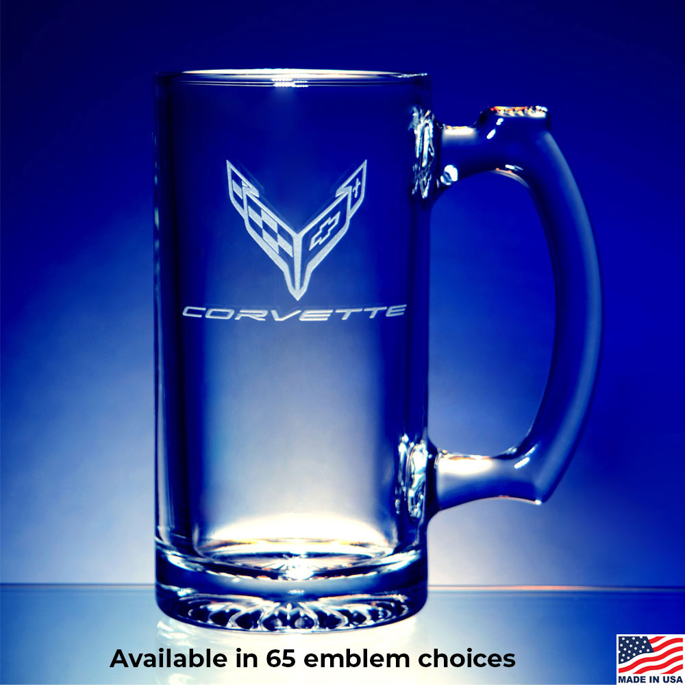 Image of the Customized Corvette Emblem Deco Mug