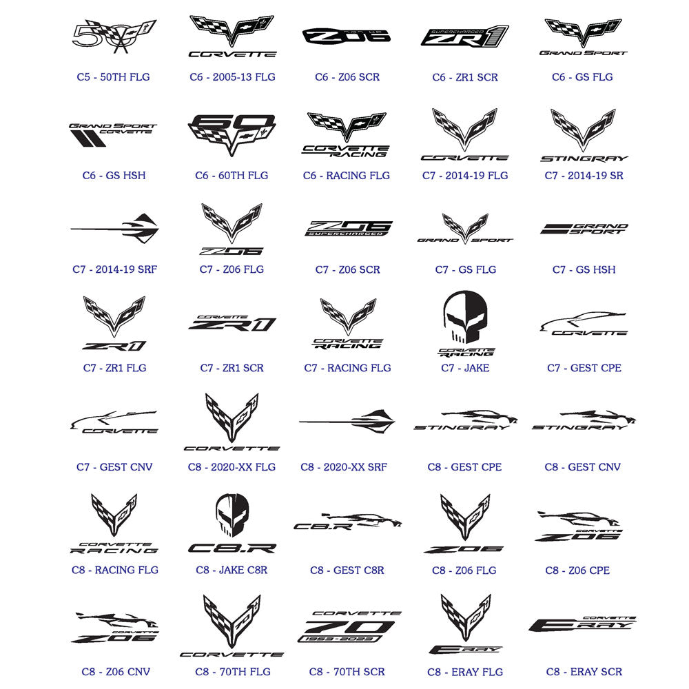 List of Corvette emblems page 2