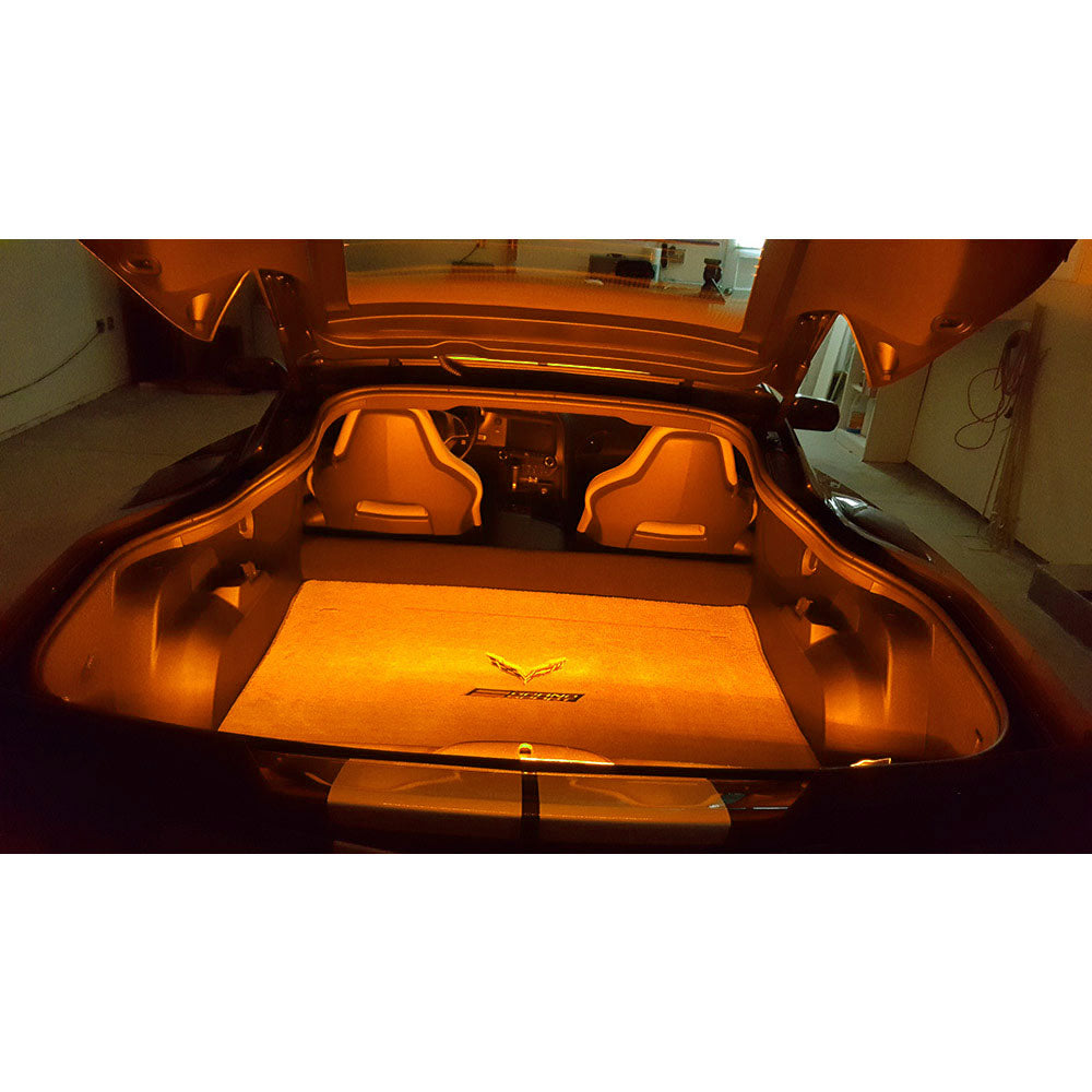 C7 Corvette Cargo Area LED Combo Kit in Orange