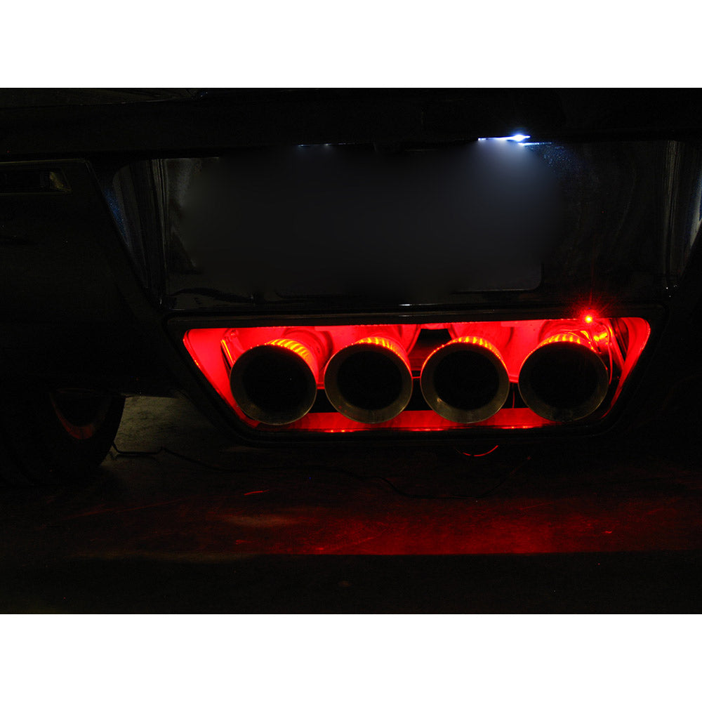 C7 Corvette Exhaust LED Lighting Kit in Red