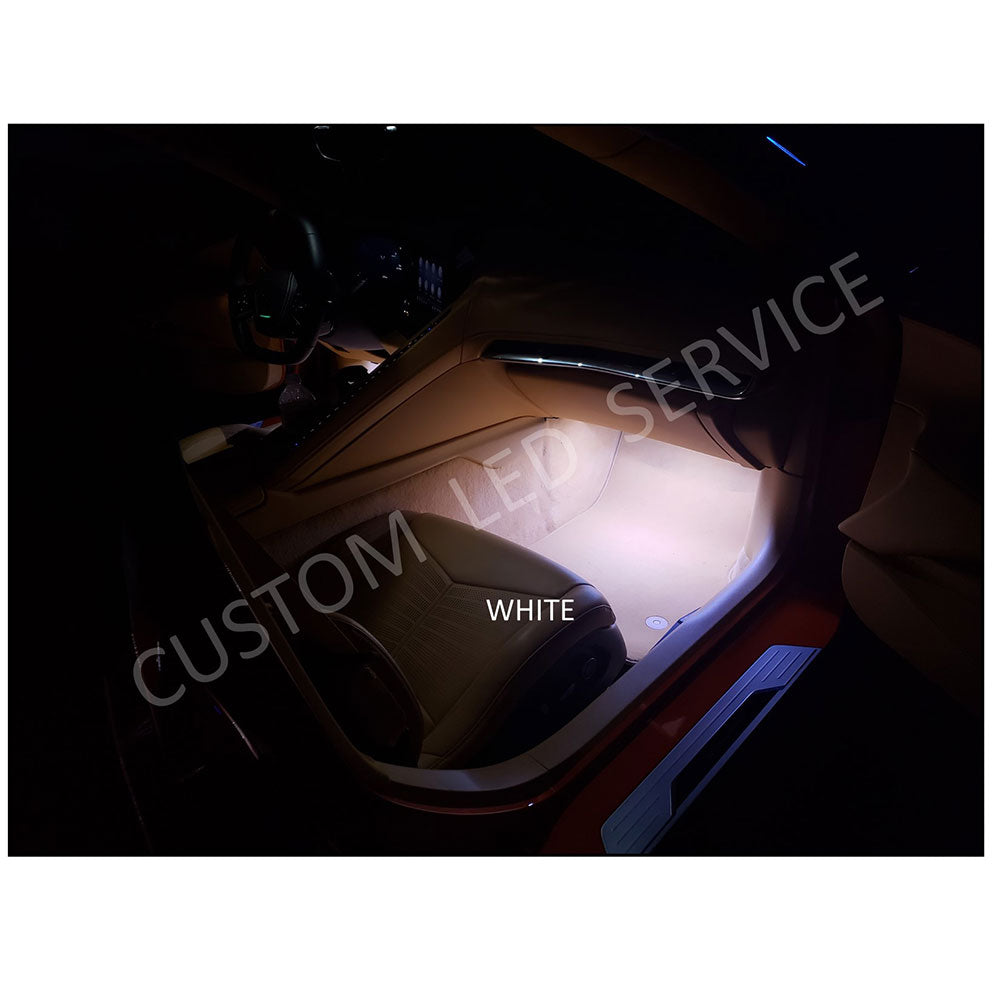 C8 Corvette Footwell LED Lighting Kit in White