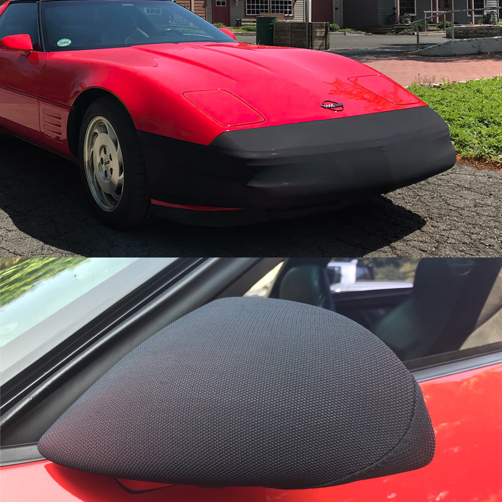 Novistretch C4 Corvette Front Bumper Mask and Mirror Covers Bundle