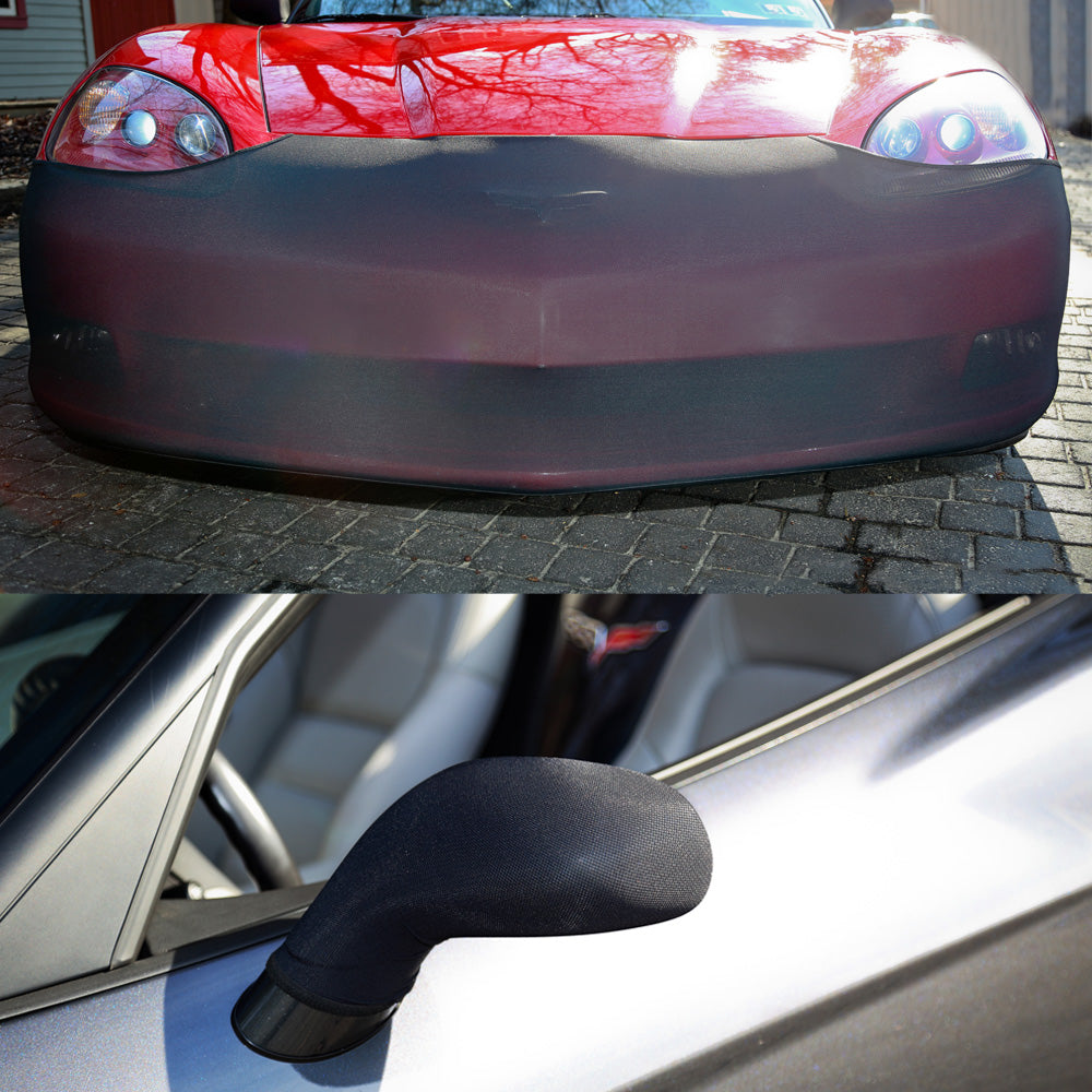 Novistretch C6 Corvette Front Bumper Mask and Mirror Covers Bundle
