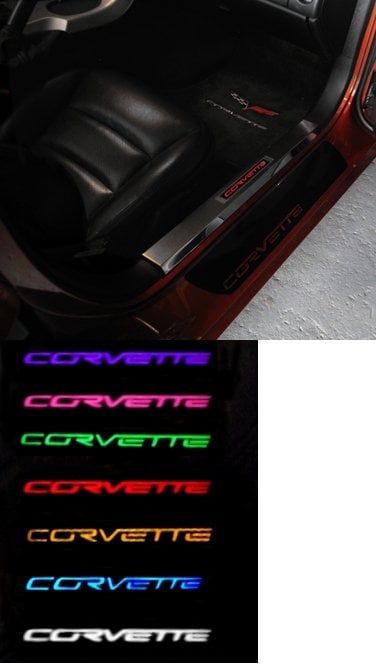 C6 Corvette Lighted Door Sills