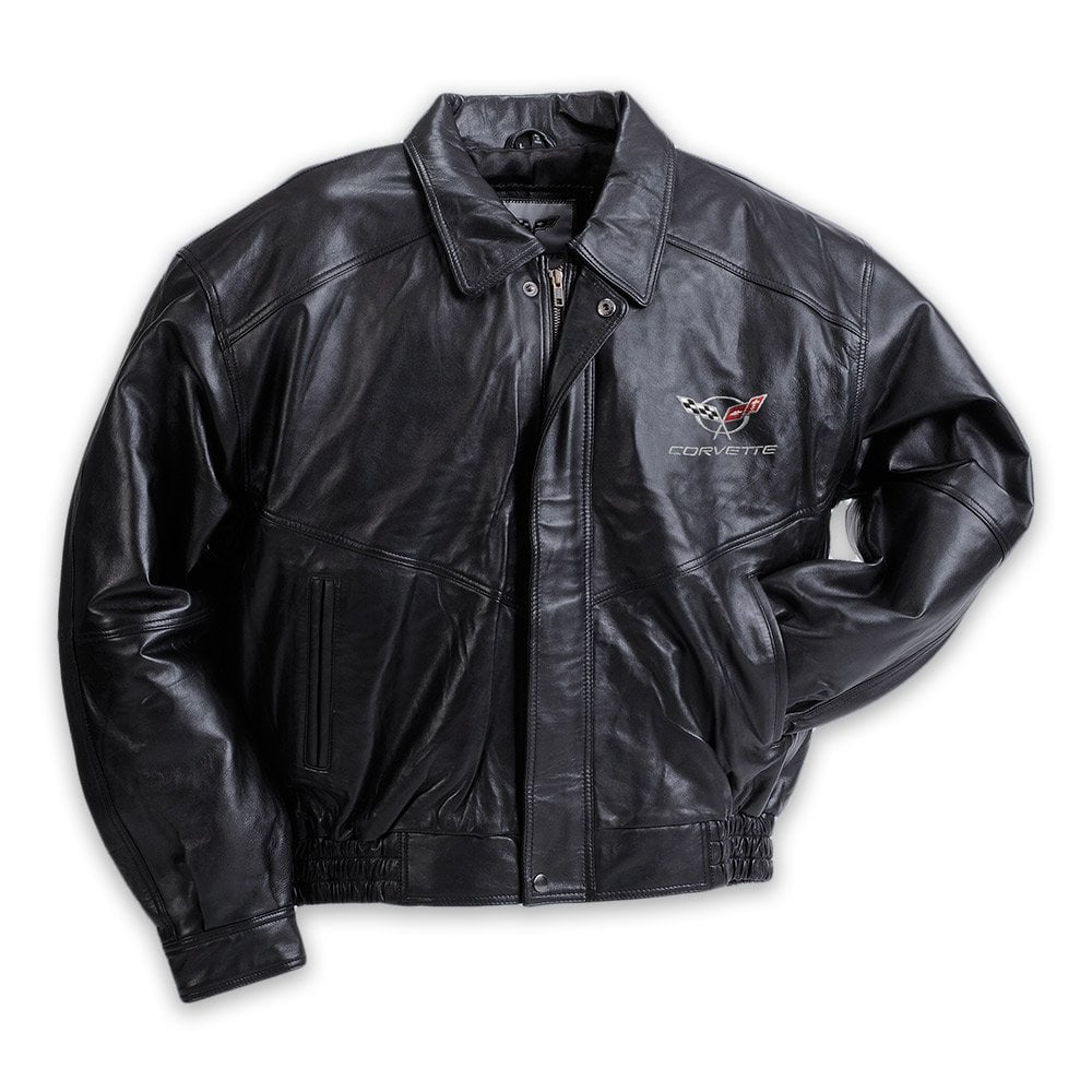 C5 Corvette Lambskin Bomber Jacket