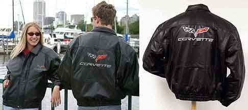 C6 Corvette Lambskin Bomber Jacket