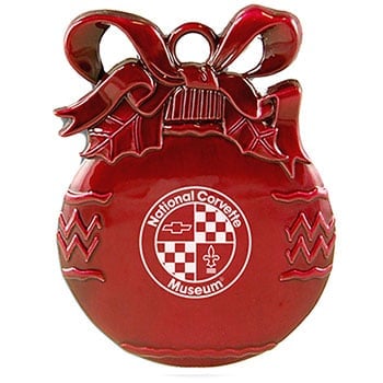 NCM Red Pewter Ornament