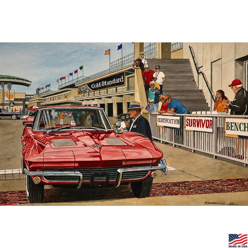 "Bloomington on the Bricks" Giclee print by Dana Forrester