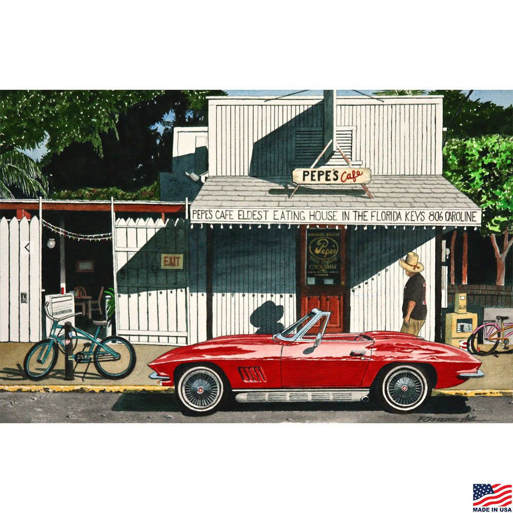 "Pepe's of Key West" Giclee print by Dana Forrester