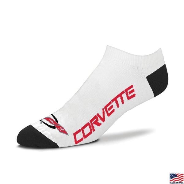 C5 Corvette Emblem Footie Socks