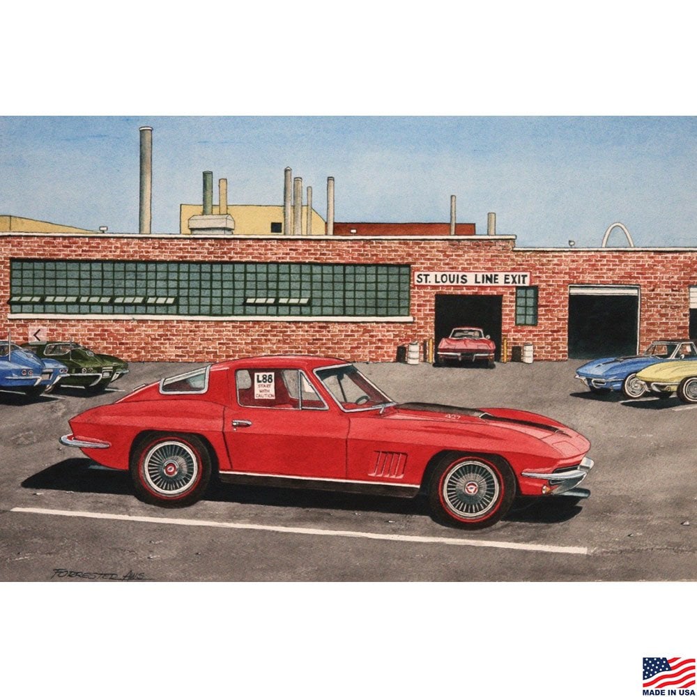 "The Real Deal: 1967 L88" Giclee print by Dana Forrester