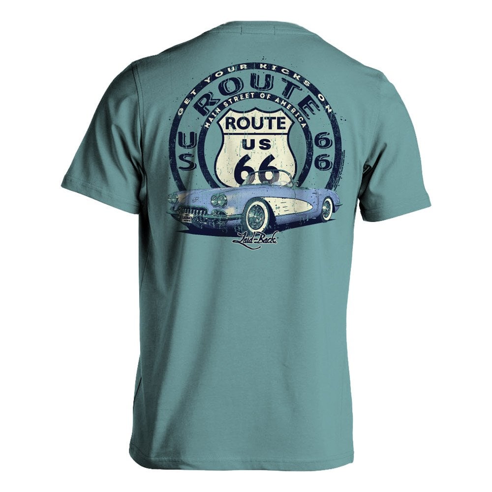 Route 66 Corvette Caribbean GreenT-shirt