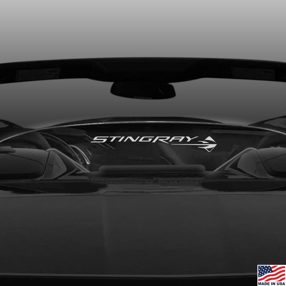 C7 Stingray Emblem Illuminated Windrestrictor