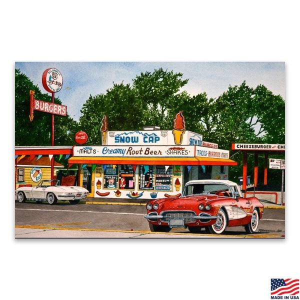 "Snow Cap of 66" Giclee print by Dana Forrester