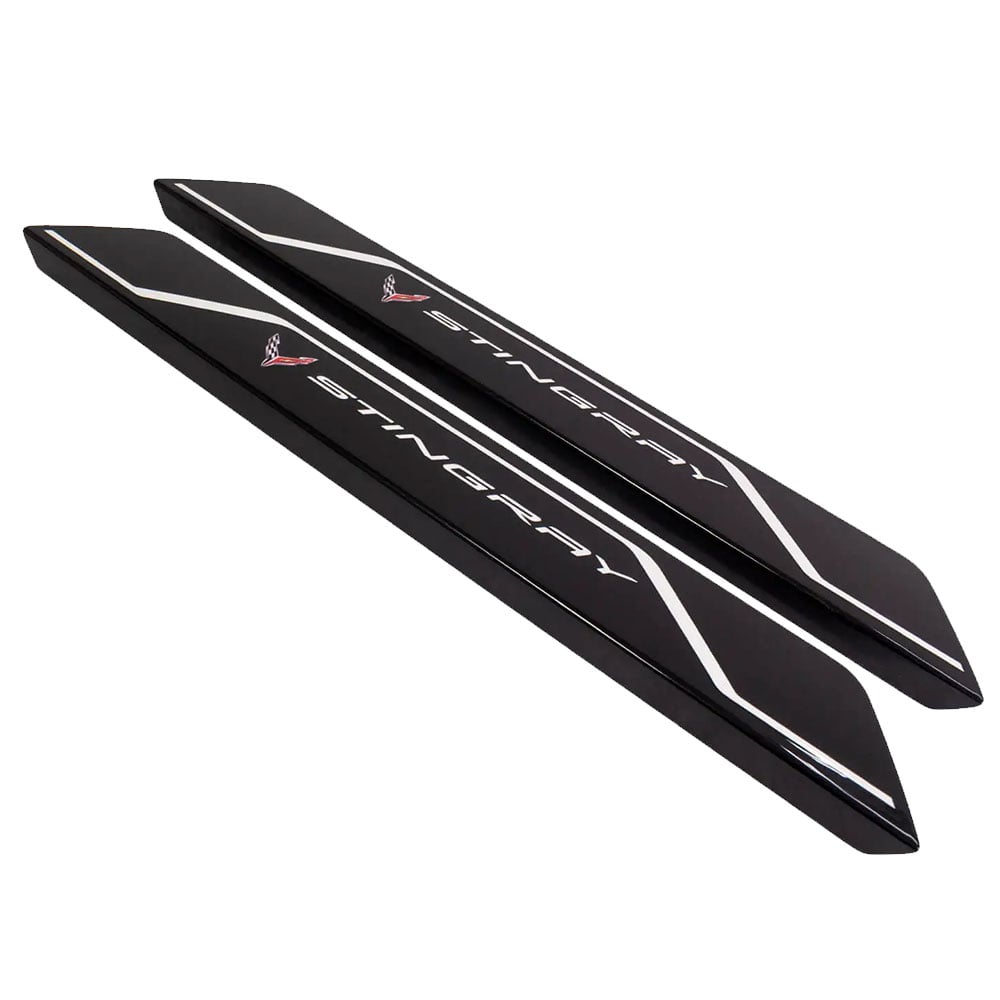 C8 Stingray Door Sill Plate Covers
