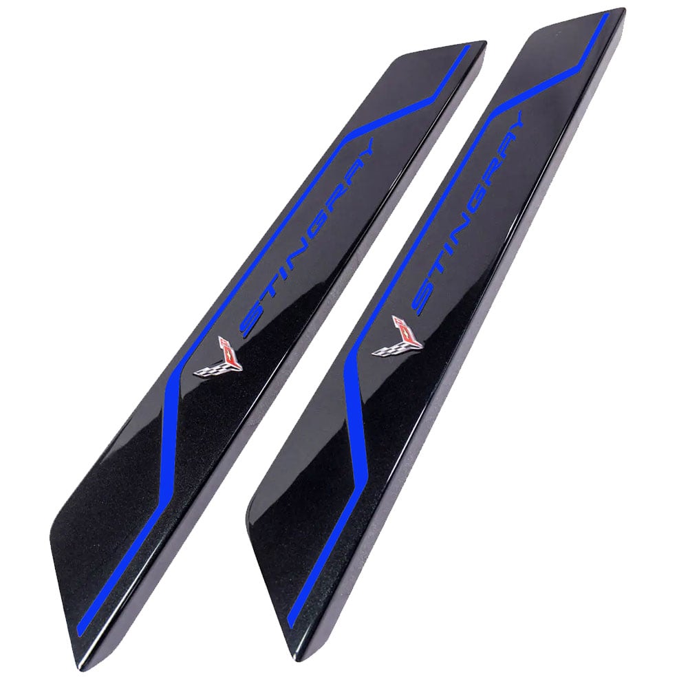 C8 Stingray Door Sill Plate Covers