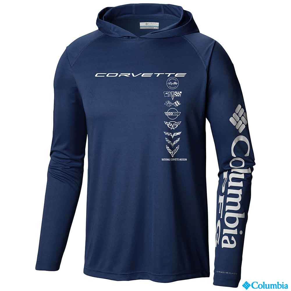 C1-C8 Corvette Emblems Tackle Hoodie