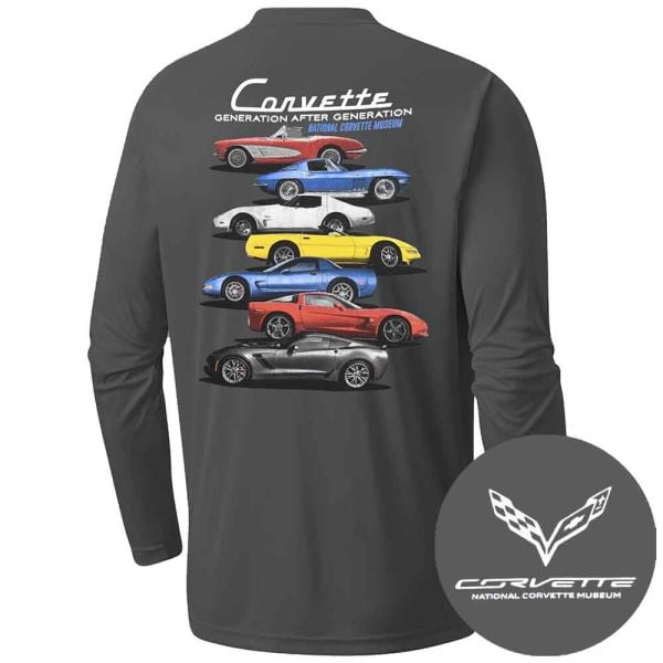 C1-C7 Corvette Generations Duet Long Sleeve T-shirt