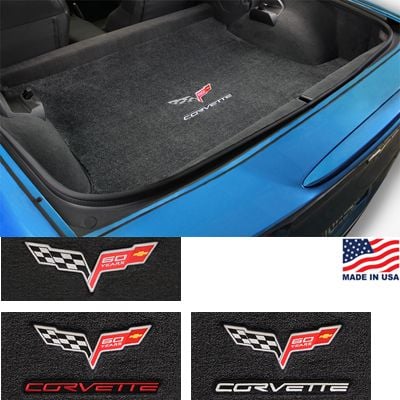 60th Anniversary Corvette In Emblem Cargo Mat