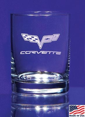 C6 Corvette Short Beverage Glass