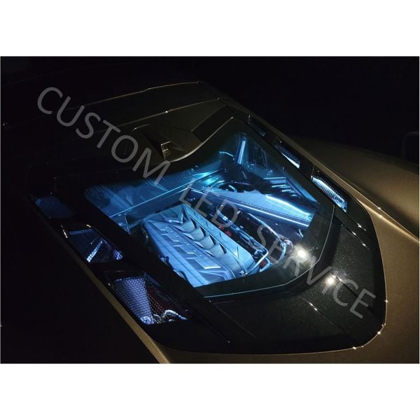 C8 Corvette RGB Engine Bay LED Kit