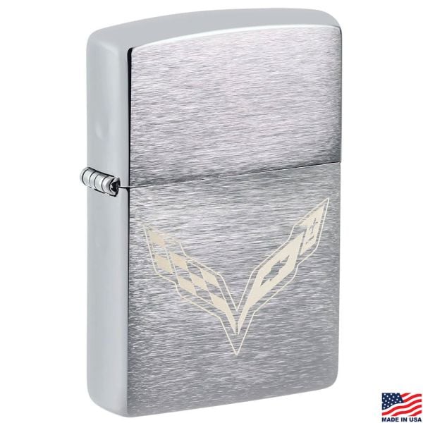 C7 Corvette Brushed Chrome Lighter