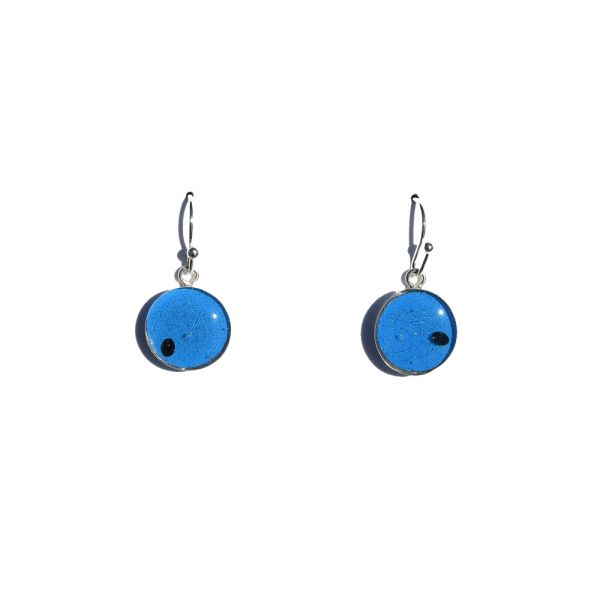 Crash Jewelry Rapid Blue Dangle Circle Earrings