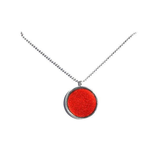 Crash Jewelry Red Mist Small Circle Necklace