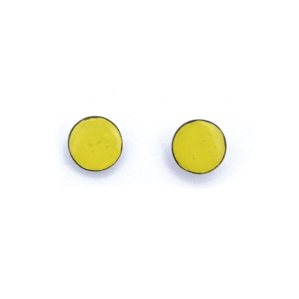 Crash Jewelry Accelerate Yellow Stud Earrings