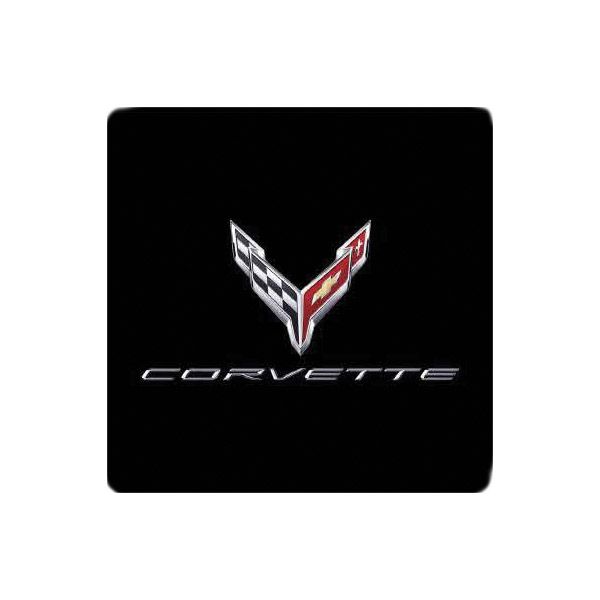 C8 Corvette Emblem Tile Coaster