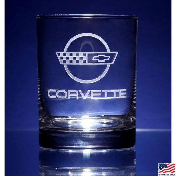 C4 Corvette Short Beverage Glass