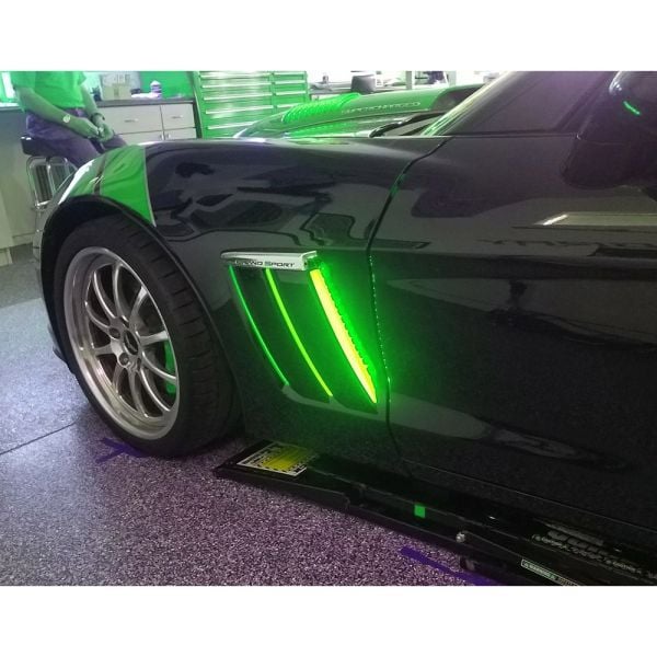 C6 Grand Sport Corvette RGB LED Fender Cove Kit