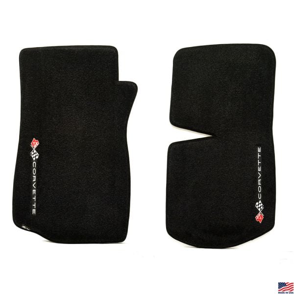 C3 Corvette Sideways Emblem Floor Mats