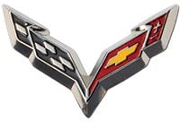 C7 Corvette Emblem 3D Beveled Lapel Pin