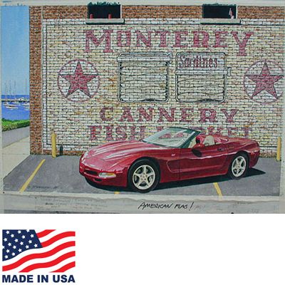 "Monterey Roadster" Watercolor Print by Dana Forrester