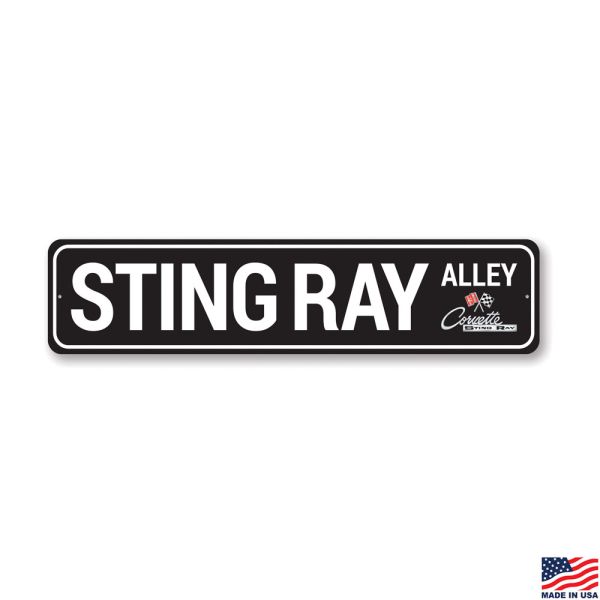 C2 Corvette Sting Ray Alley Tin Sign