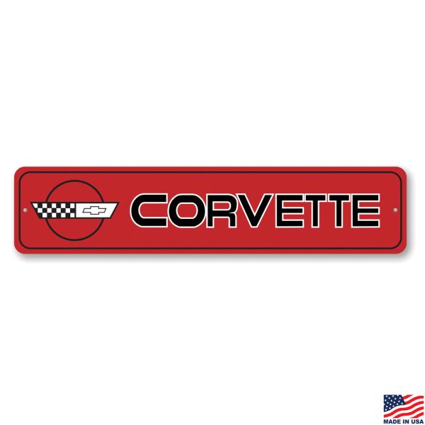 C4 Corvette Tin Sign Lifestyle