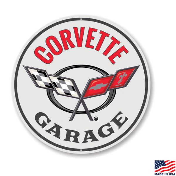 C5 Corvette Garage Tin Sign